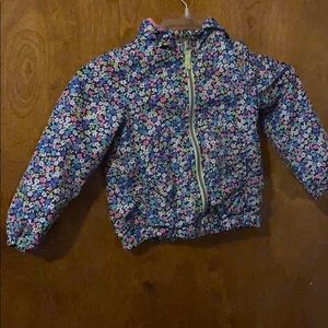 Kids Floral Rain Jacket